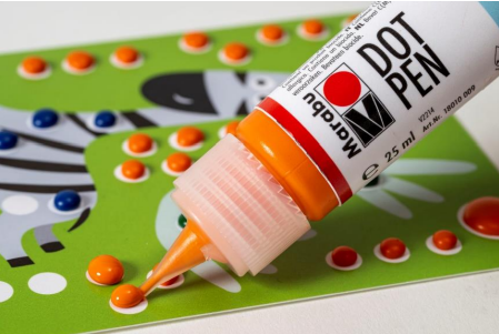 Dot Pen 25ml, súprava 4x25ml, DINO