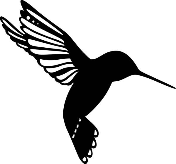 Šablóna Silhouette Little Birdie 15x15 cm