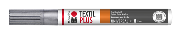 Textil Painter Plus 3mm, strieborná