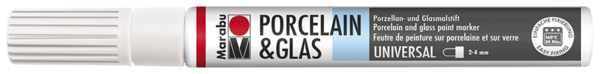 Porcelain & Glas Painter 2-4mm, biela