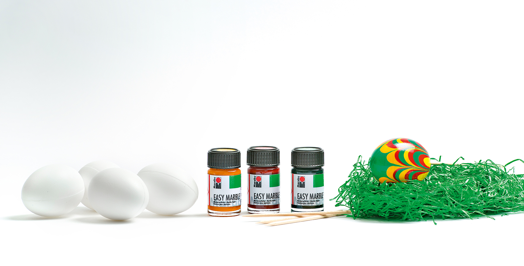 Easy Marble súprava Happy Easter 3x15ml