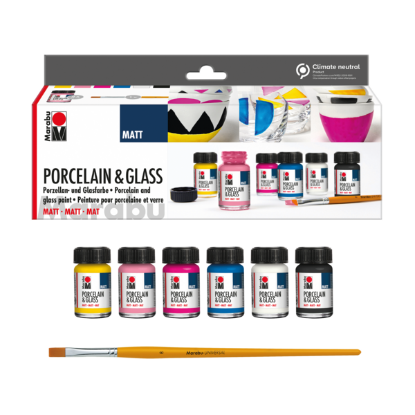 Porcelain & Glass matt starterset