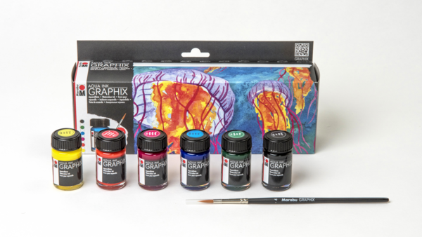 Aqua Ink Graphix MC FLOATY, súprava 6x15ml