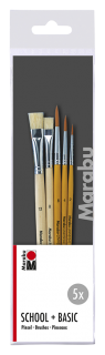 Marabu School + Basic, súprava štetcov
