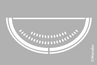 Šablóna Watermelon 10x15 cm