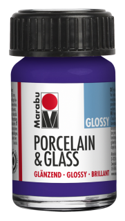 Porcelain & Glass glossy 15ml, fialová