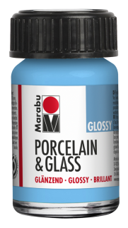 Porcelain & Glass glossy 15ml, modrá svetlá