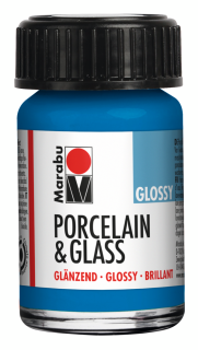 Porcelain & Glass glossy 15ml, encian