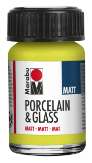 Porcelain & Glass matt 15ml, rezeda