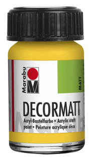 Decormatt 15ml, žltá stredná